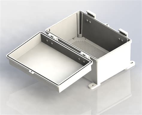 junction box grabcad|IP65 Junction Box with Lock, 300 mm x 200 mm x 170 mm.